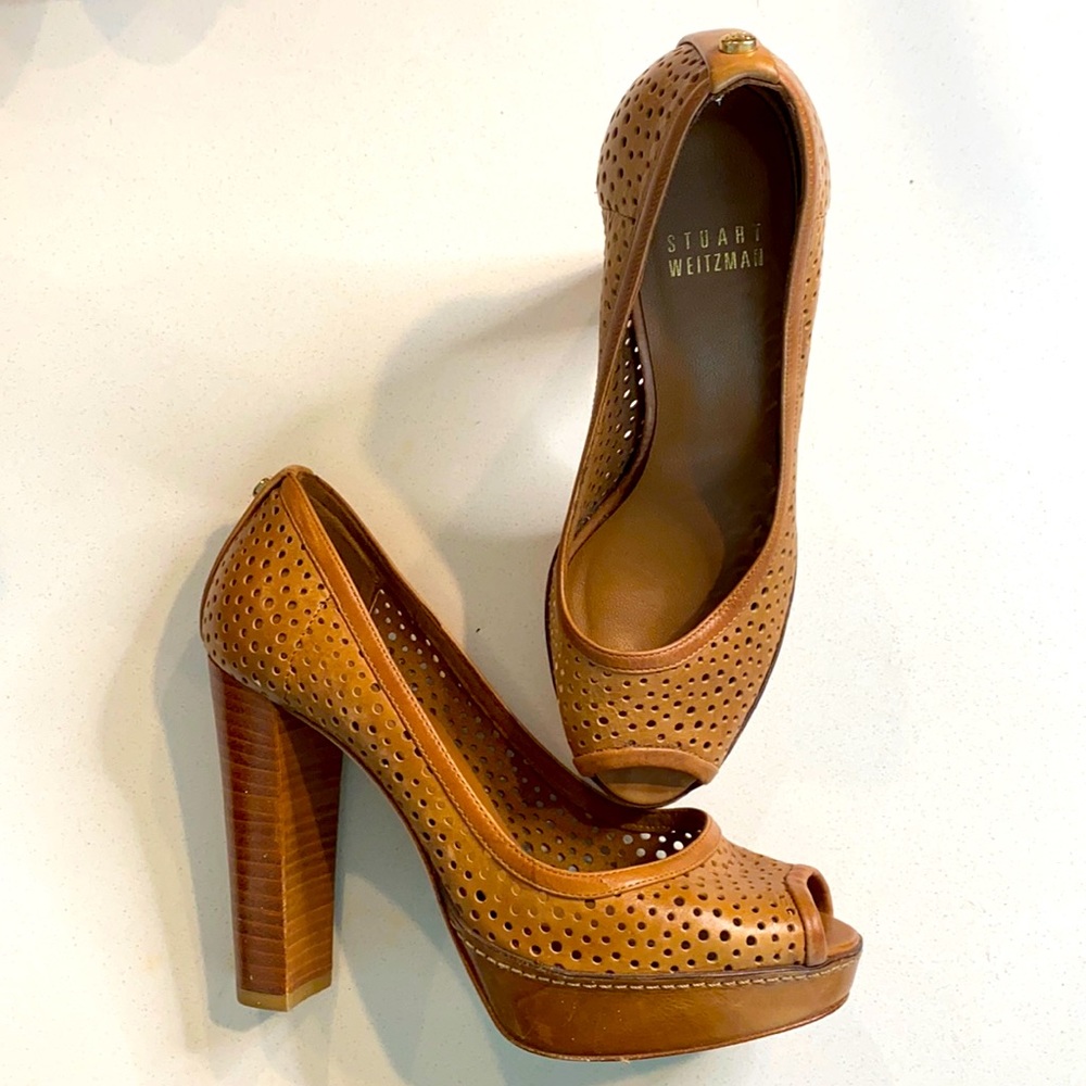 Stuart Weitzman Lazer Cut heels